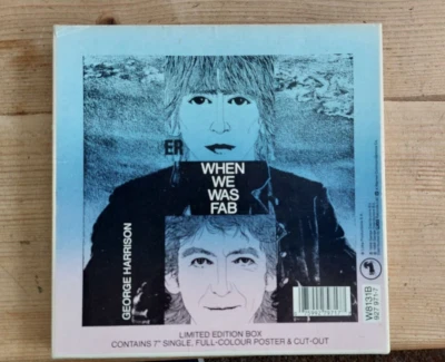 GEORGE HARRISON When We Was Fab 7" VINYL Single 45rpm BOX SET   POSTER & CUT OUT Foto 1 de 4