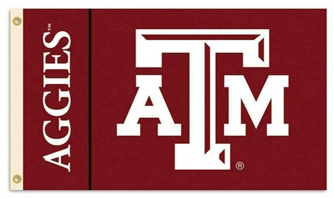TEXAS A & M  Authentic Aggie Flag College University 3' x 5' W/Grommets NCAA Cover