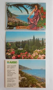 Lot of 3 Vintage Post Cards ALASSIO, ITALY  - Picture 1 of 5