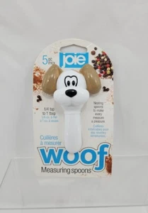 Joie Woof Nesting Measuring Spoons White Dog 5 Piece Set - Picture 1 of 3