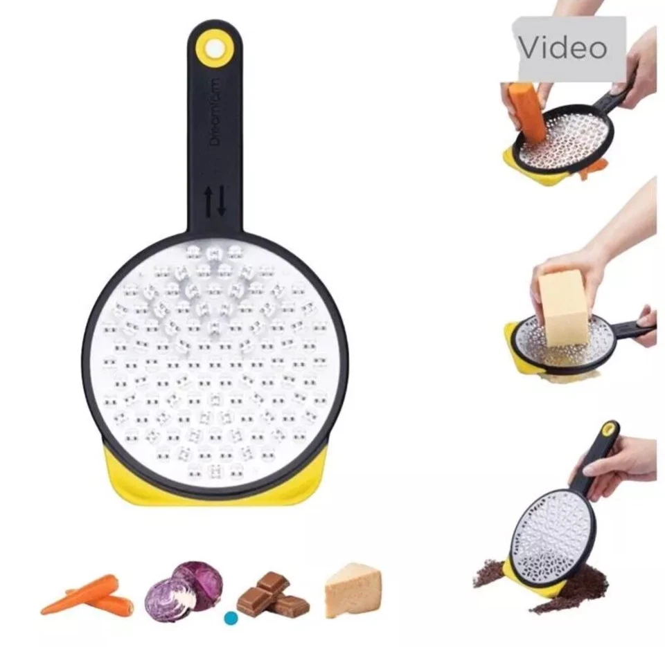 Dreamfarm DFOG3369 Ograte Yellow Polypropylene/Stainless Steel