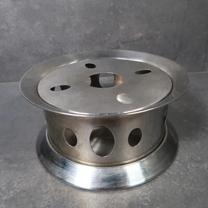 Beautiful stainless steel Stövchen Teestövchen Warmer brass heater - Picture 1 of 9