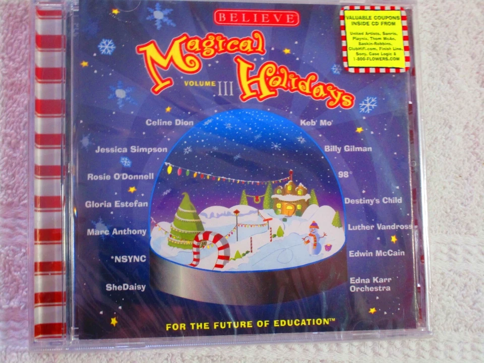 2001 Magical Holidays Volume III Christmas CD Gloria Estefan Celine Dion NSYNC