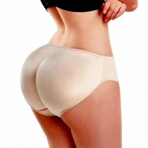 Pantaletas Con Relleno Para Levantar Gluteos Nalgas Licras Cortas De Mujer Short - Picture 1 of 13