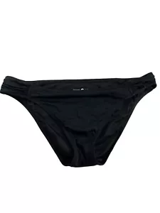 Shade & Shore Womens Bikini Bottom Size XL Solid Black Swimsuit - Picture 1 of 5