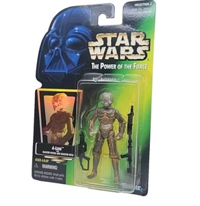 1997 Kenner Star Wars 4-LOM w/Blaster Pistol & Rifle Action Figure POTF2 - Picture 1 of 10