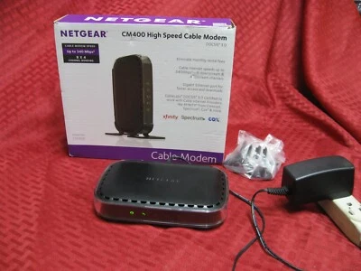 NetGear CM400 High Speed Cable Modem 340Mbps Cable Modem - Image 1 of 4