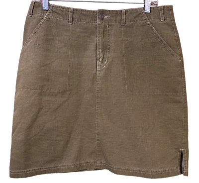 Falda de senderismo Royal Robbins para mujer talla 6 verde oliva sin forro cintura 30" Foto 1 de 3