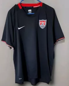 Nike USA Soccer National Team 2008 World Cup Mens Gray Athletic Jersey sz XLARGE - Picture 1 of 10