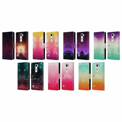 HEAD CASE DESIGNS STUDDED OMBRE LEATHER BOOK CASE & WALLPAPER FOR LG PHONES 2 - Image 1 of 4