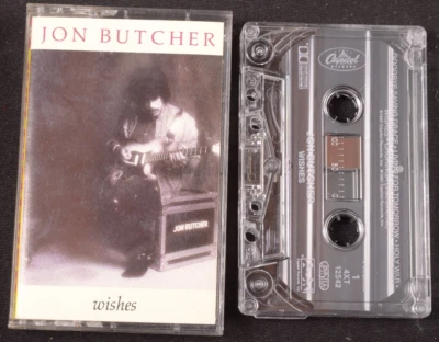 Jon Butcher Wishes Cassette 1987 Capitol Rock Blues  Play Tested - Image 1 of 4