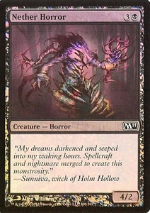MTG - M11 - Nether Horror - 2X - Foil - NM - Picture 1 of 1
