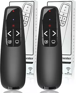 2 Units Wireless Presenter Remote Clicker For Laptop Powerpoint Presentations - Picture 1 of 8