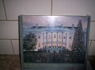 White House Christmas Tree Lighting Ceremony 1941 Freeman Puzzle NEW 500 PC. - Image 1 of 4