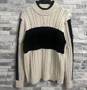 Banana Republic Men's Wool Cable Knit Size Large Oversized Sweater NWT $250 - Picture 1 of 7