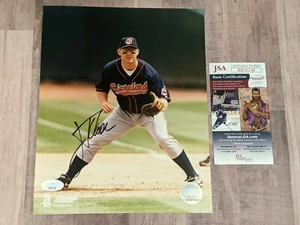 JSA Jim Thome Signed 8x10 Photo File COA Cleveland Indians Phillies White Sox C - Picture 1 of 3
