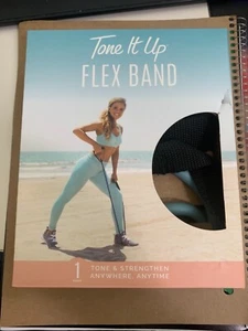 Tone It Up Rubber Resistance Band with Handles, Exercise Bands for Fitness - Picture 1 of 2