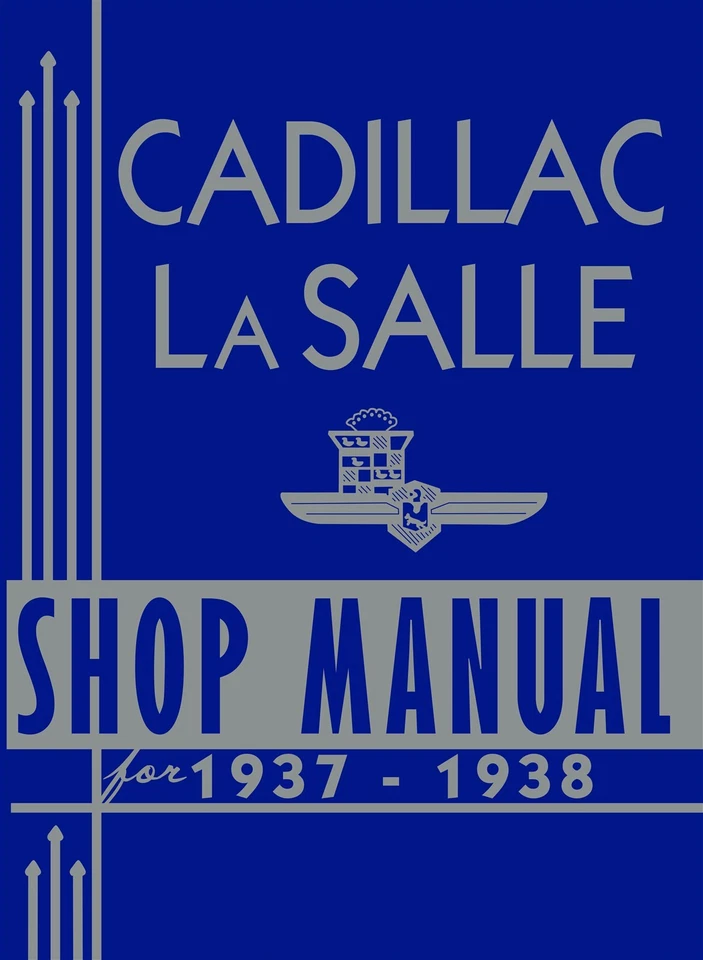 Cadillac LaSalle 1937-1938 manual de tienda (reproducción impresa con licencia) Foto 1 de 1