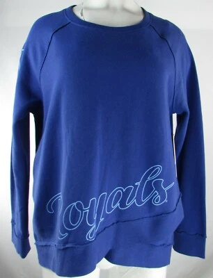 Kansas City Royals Women's Touch by Alyssa Milano Blue Crewneck Sweater MLB - Image 1 of 4