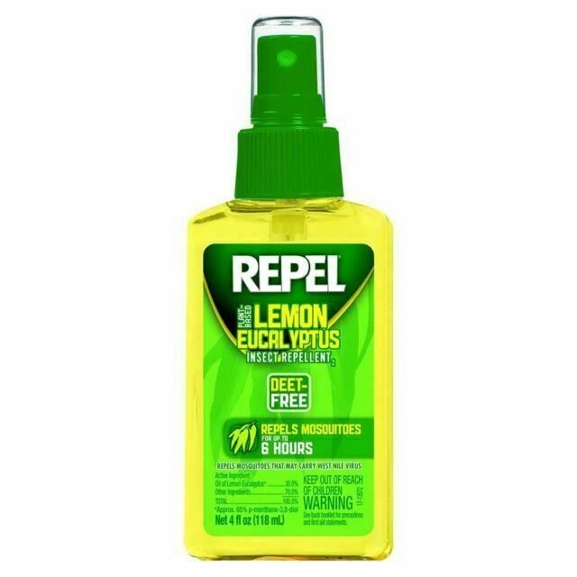 Repel 94109 Plant-Based Lemon Eucalyptus Insect Repellent Pump Spray - 4oz