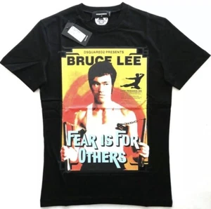 Brand New- DSQUARED2 Bruce Lee Graphic T-Shirt Mens (Size 2XL) - Picture 1 of 10