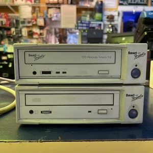 SCSI Smart And Friendly External Cd Writer 2set With Cables Untested. - Photo 1/6