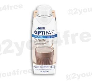 OPTIFAST® 800 READY TO DRINK SHAKES | CHOCOLATE | TWO CASES / 48 FRESH SERVINGS - Picture 1 of 3