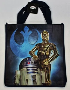 Disney Star Wars Reusable Tote R2D2 & C-3PO Earth Friendly Bag - Picture 1 of 1