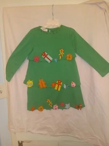 Michael Simon - Girl - Sz. 5 - Christmas Tree Dress - Green Knit - Picture 1 of 7