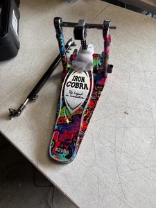 TAMA Limited-Edition 50th Anniversary Iron Cobra Single Slave Pedal mit Arm - Bild 1 von 2
