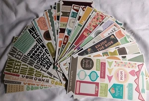 3Birds Sticker Flair Kit Set Of 46 Stickers Sheets 6"x12" /153 - Picture 1 of 13