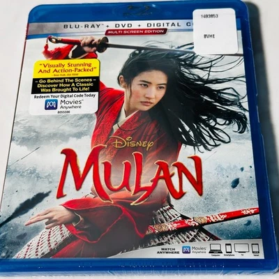Мулан - Disney живого действия - Blu-Ray - новый запечатанный - Изображение 1 из 3