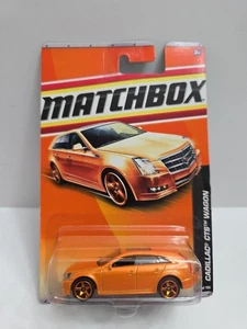 Matchbox VIP (2010) ORANGE Cadillac CTS Wagon Toy Car 37/100 - Picture 1 of 7