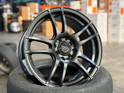 Nuevo 16x7 ET40 ENKEI TUNING SC24 4x100 4x114.3 Honda Toyota Yaris Mazda NEGRO Foto 1 de 4