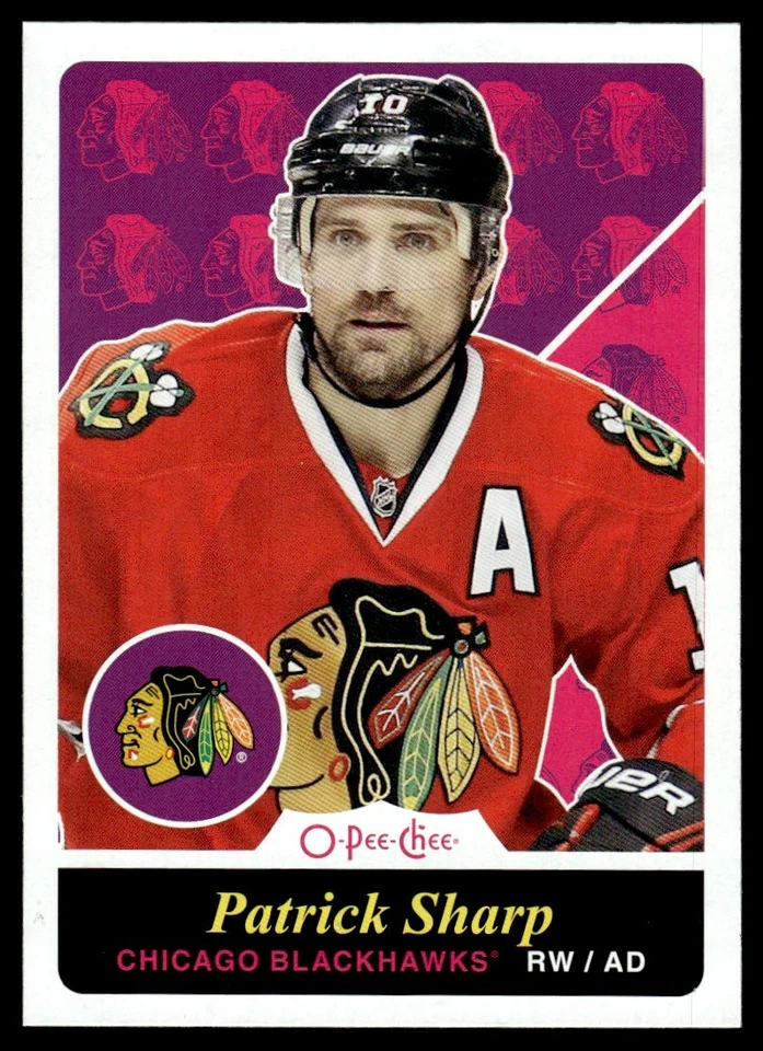 2015-16 O-Pee-Chee Retro Patrick Sharp Chicago Blackhawks #105 - Image 1 of 2
