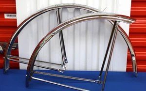 Schwinn 1960's Front Rear 26' Chrome Fender fits S-7 Rim Wheel 1995 REPRODUCTION - Bild 1 von 11