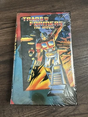 Sealed Transformers The Movie 1987 Animated VHS (1995) Hasbro Sunbow Optimus Pr - Image 1 of 4