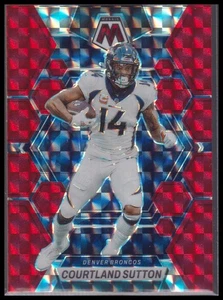 2023 Panini Mosaic Courtland Sutton Red Prizm #67 - Picture 1 of 2
