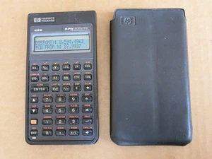 HP 42S RPN Scientific Calculator with a Case - Picture 1 of 1