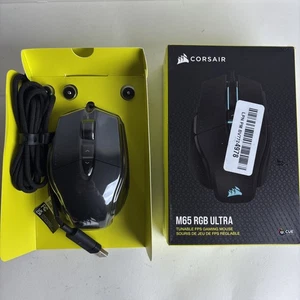Corsair M65 RGB Ultra Wireless Tunable FPS Gaming Mouse, Black. NewopenNot Used - Picture 1 of 6