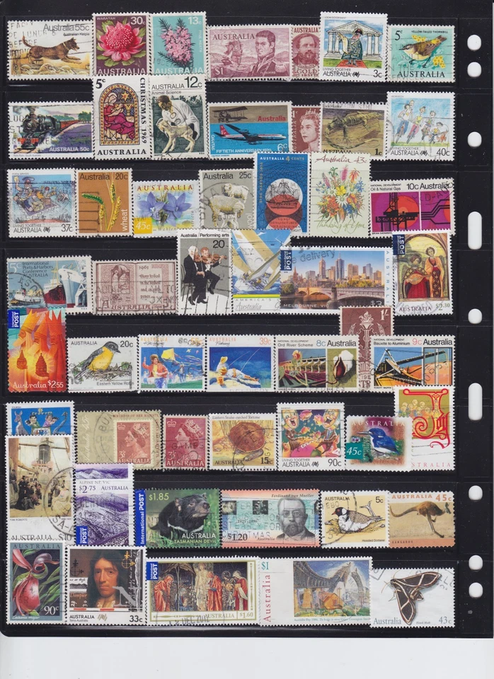LOTE 272: Estampillas australianas usadas Foto 1 de 1