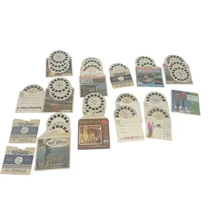 Lot of 25+ View Master Reels Travel Miami Seaworld Cypress Gardens Smoky Mtns - Picture 1 of 11
