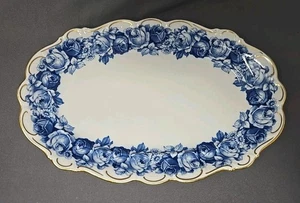 Plato Schumann - Reliquia azul 14 X 9 1/4" - Imagen 1 de 7