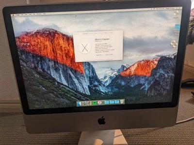 Apple iMac8,1 Core 2 Duo @ 2.8GHz 24" 320GB 6GB RAM 2008 El Captain - Imagem 1 de 3