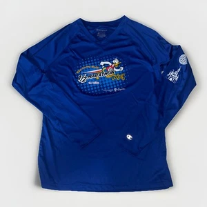 Champion Shirt Medium Fit Unisex T-Shirt Double Dry Disney Langarm Blau - Bild 1 von 5