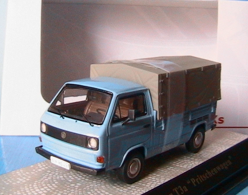 VOLKSWAGEN VW T3A PIANO FURGONE CON TETTO MEDIO BLU PREMIUM CLASSIXXs NUOVO - Immagine 1 di 1