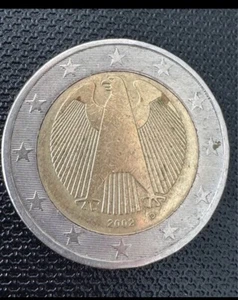 2 EURO 2002 D Germany Rare Coin - Picture 1 of 10