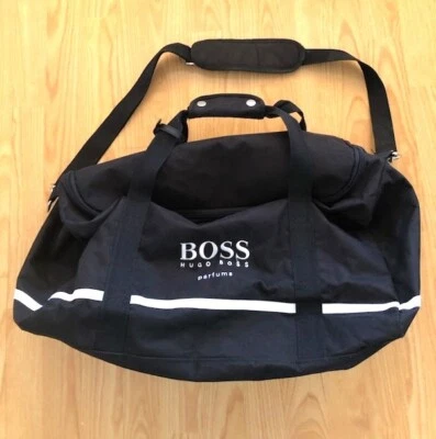  Raro Bolso de Lona Hugo Boss Perfumes Negro NFL Super Bowl XLIX 2015  Foto 1 de 4