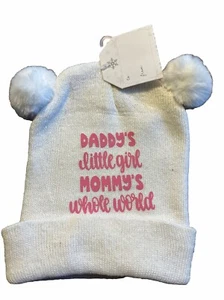 Children’s Beanie Winter Hat One Size Fits All- Light Pink - Picture 1 of 3
