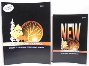 WOODLAND SCENICS 2005 MODEL SCENERY FOR CONVINCING REALISM CATALOG & NEW CATALOG - Picture 1 of 15